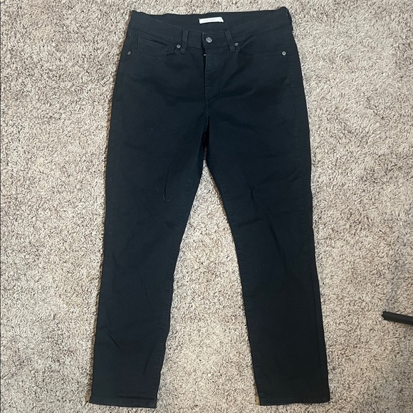 Levi's Denim - Levi's Women’s Black Straight Leg Jeans for Women Size 12